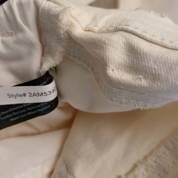 Boston proper off white Cropped straight leg jeans Size 30 - Picture 9 of 9